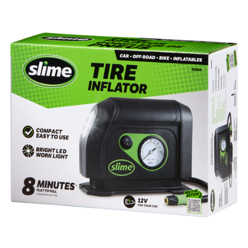 12V Tire Inflator with LED Light – 8 Minutes