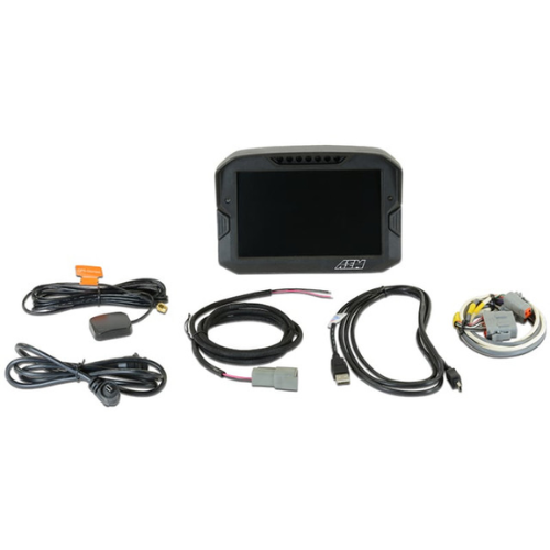 Digital Dash 7″ Display, CD-7LG logging, w/Internal GPS – Carbon Black