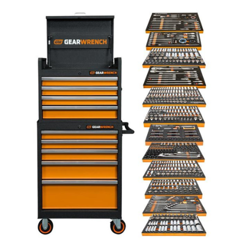 791 Piece MEGAMOD Master Mechanics Tool Set in Premium Modular Foam Trays with Tool Storage