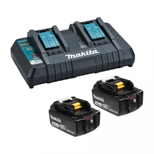 18V 2 x (4.0 Ah) Li-Ion Battery & Dual-Port Rapid Charger Kit