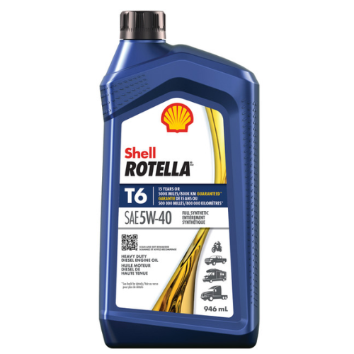 Rotella T6 5W40 CK4 HD Synthetic Diesel Engine Oil – 946mL