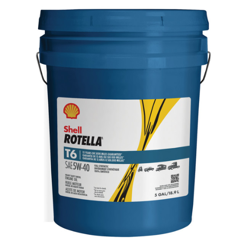 Rotella T6 5W40 CK4 HD Synthetic Diesel Engine Oil – 18.9L