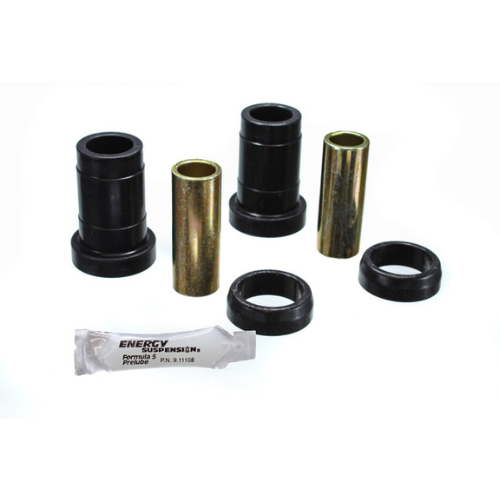 Control Arm Bushing Set, Black, Rear, Must Use All Metal Parts, Performance Polyurethane