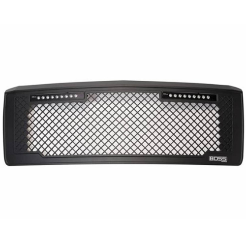 Boss Grille, Black Powdercoat Lighted, Silverado 1500