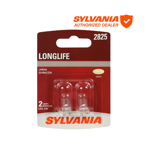 Sylvania 2825 Long Life Mini Bulb, 2 Pack, Compatible with Multiple Cars